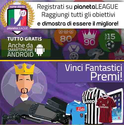 Sono uscite le Quotazioni Ufficiali PianetaLeague 2026/2027 Sono uscite le Quotazioni Ufficiali PianetaLeague 2026/2027