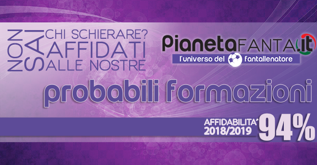 Probabili Formazioni - PianetaFanta