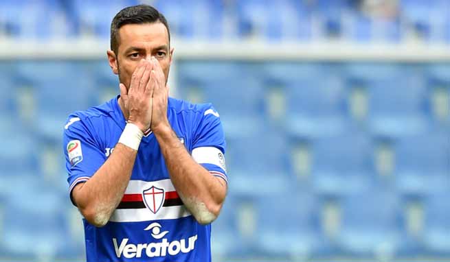 Quagliarella, escluse fratture alle costole.  Ma il finale potrebbe premiare Muriel