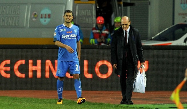 Empoli: Ai box Laurini, Saponara verso il recupero. Empoli: Ai box Laurini, Saponara verso il recupero.