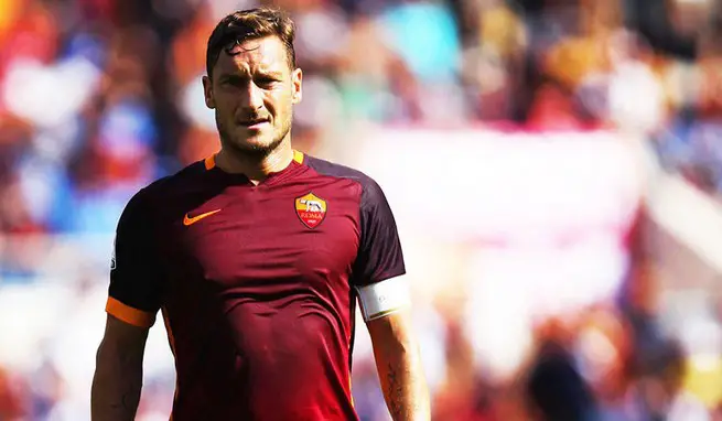 Risentimento muscolare per Totti: le condizioni del capitano giallorosso.