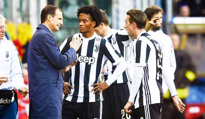 TUTTE LE SPINE DI ALLEGRI DOPO LA SOSTA: CUADRADO Sì, BERNA NO. E KHEDIRA NON è GRAVE