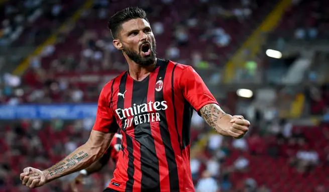 Voti anticipo 22 giornata Milan-Torino: Giroud incorna la crisi, Theo c'è, Sanabria lotta